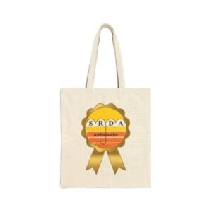 SRDA Ambassador Ribbon Tote Bag | Award Badge Canvas Tote