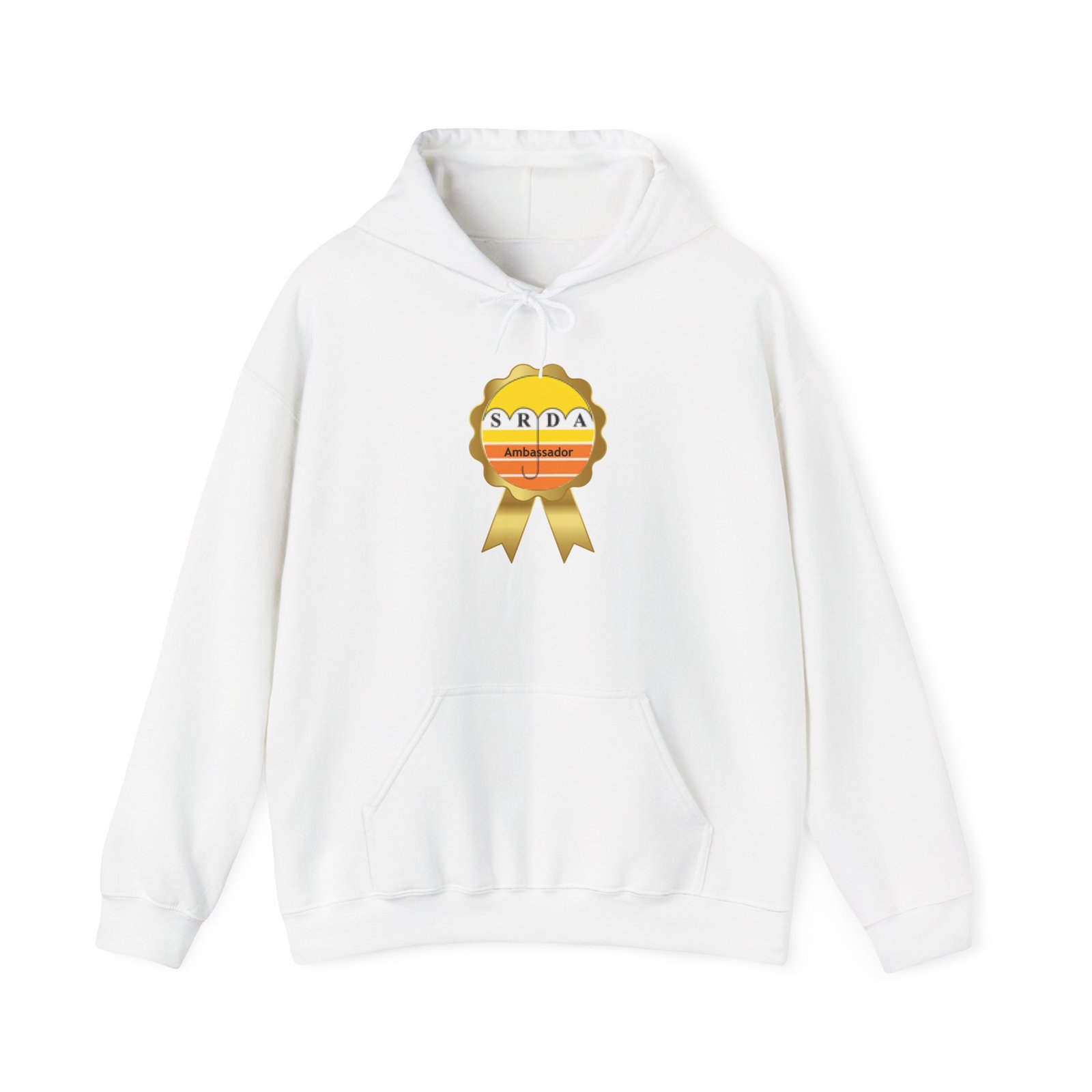 SRDA Ribbon Badge Hoodie | Retro Stripes Emblem - Image 5
